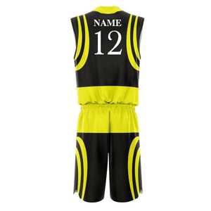 Personalized Logo Full Sublimation Printing Basketball Uniform Set with Moisture Wicking Fabric for Adults <b>Kids</b> Teams - Product Image 3