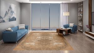 Juego de Alfombras de Lana Resistentes al Fuego, Ecológicas y Hechas a Mano, Estilo Persa Abstracto de Alta Calidad para Sala de Estar o Oración - Product Image 6