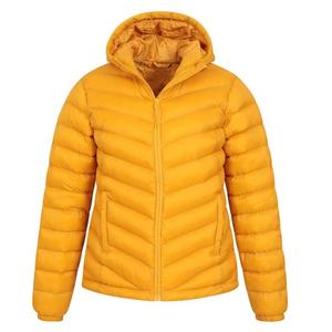 แจ็กเก็ตขนเป็ดน้ำหนักเบาสำหรับผู้หญิงเสื้อคลุมให้ความอบอุ่นมีซิปเต็มรูปแบบแจ็คเก็ตบุนวมสำหรับฤดูหนาวระบายอากาศได้ดี - Product Image 4