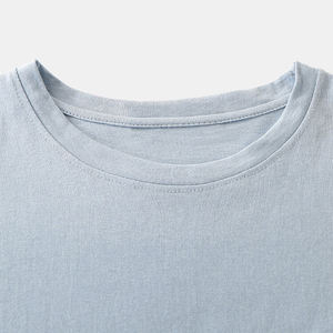 T-shirts élégants à col rond pour hommes fabriqués sur mesure avec un design unique Vêtements décontractés à la mode Tissu tricoté Impression numérique - Product Image 3