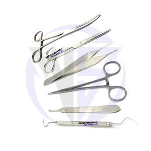 Kit de Disección de Cirugía General, Juego de Instrumentos Quirúrgicos Manuales con Tijeras, Pinzas Hemostáticas y Herramientas Esenciales, Proveedor Wenquar - Product Image 5