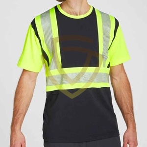 Pakistan Made Custom Yellow working <b>T</b>-<b>Shirt</b> Hi <b>Vis</b> Workwear <b>Shirts</b> Plus Size Waterproof Feature - Product Image 3