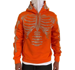 Sweats à capuche et sweat-shirts en molleton de coton personnalisés Hip Hop Hoodies Fashion Desgin Outdoor Hoodies - Product Image 3