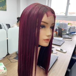 Perruques de cheveux humains Lace Front Transparent Hd de luxe pour les femmes noires perruques Lace Frontal cheveux raides vendeurs de perruques Lace Front - Product Image 3