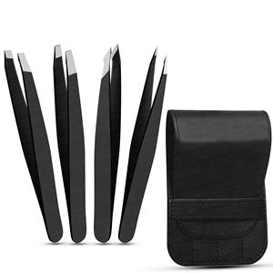 4 Estilos Diferentes para Satisfacer Todas sus Necesidades, Pinzas para Cejas de Alta Calidad, Logotipo y Color Personalizados, Pinzas de Acero Inoxidable - Product Image 1