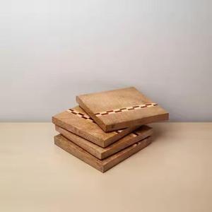 Posavasos de madera de lujo de primera calidad para café, té, cerveza, bar, hotel, decoración de mesa de comedor, de madera - Product Image 5
