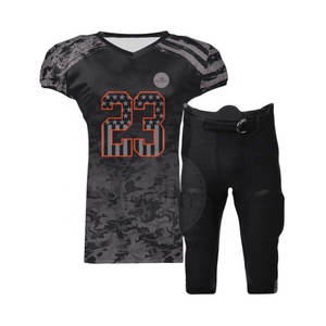 Uniforme de fútbol americano de manga corta transpirable de talla grande de alta calidad y bajo precio hecho de poliéster 100% - Product Image 1