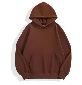 Sudadera con capucha Unisex con estampado completo personalizado nuevo invierno sudadera gruesa de gran tamaño con cuello con capucha y logotipo frontal para hombres y mujeres - Product Image 1