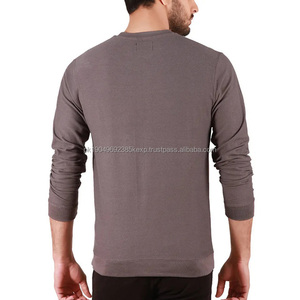 Sudaderas con capucha de cuello redondo de algodón 320gsm de alta calidad, ropa de hombre, logotipo personalizado, último diseño básico para invierno - Product Image 5