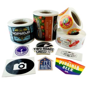 Proline Vinyl Holographic Die Cut Adhesive <b>Stickers</b> Oval Shape For Business And Shopping Use - Product Image 4