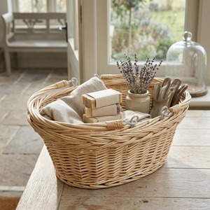 Cesta Rectangular de Mimbre Marrón Natural Artex Green Earth con Asas, Hecha a Mano, Ecológica, Moderna y Multiusos - Product Image 5
