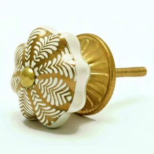 Pomos de cerámica de tocador vintage de lujo - Product Image 2