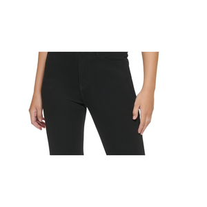 Jeans Calvin Klein para Mujer, Cintura Alta, Corte Acampanado, Dobladillo con Abertura, Denim Negro, Talla 31, Pantalones Acampanados Transpirables e Informales con Opciones de Tallas XL y XXL - Product Image 2