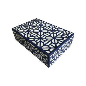 Boîte de rangement de bijoux la plus vendue en bois de qualité supérieure avec une superbe finition incrustée d'os Organisation parfaite Affichage des bijoux - Product Image 5