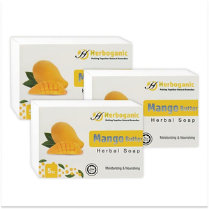 สบู่เนยมะม่วงธรรมชาติทำด้วยมือสำหรับผิวนุ่มและเปล่งปลั่ง - Product Image 3