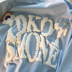 T-shirt personnalisé unisexe poids lourd surdimensionné pour hommes 100% vêtements en coton avec mousse 3D de haute qualité pour impression bouffante unisexe pour hommes - Product Image 2