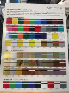 יריעת פלסטיק <span class=keywords><strong>ABS</strong></span> דו-גונית לחריטה בלייזר בצבעי זהב, שחור ולבן, בעוביים 1 מ\\\"מ, 1.5 מ\\\"מ, 2 מ\\\"מ ו-4 מ\\\"מ, מתוצרת JINCAI. - Product Image 6