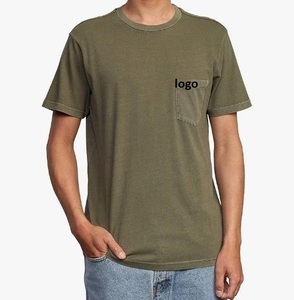 เสื้อยืดผู้ชายคุณภาพสูงเปิดไหล่ตกเสื้อยืดผ้าฝ้ายแบบโค้งแห้งเร็ว - Product Image 1