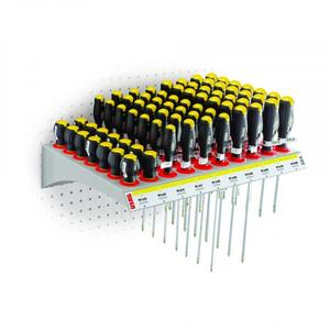 Étagère Usag de 100 pièces avec tournevis Phillips, support de rangement et de présentation d'outils - Product Image 1