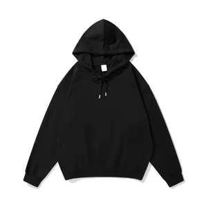 Unisex Hombres 100% Algodón Fleece Casual Cremallera-Up Sudaderas con capucha Venta al por mayor Regular Fit Manga larga Patrón sólido Invierno - Product Image 4