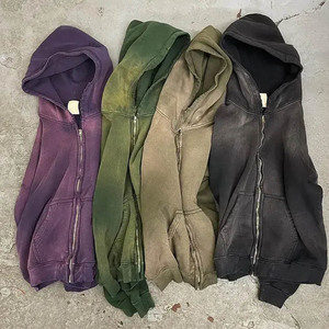 เสื้อมีฮู้ดผู้ชายแบบสวมหัวมีฮู้ดสไตล์สตรีทแบบสวมหัวสีล้วนมีฮู้ดใส่กลางแจ้งสินค้าเข้าได้โดยตรงจากโรงงาน - Product Image 3