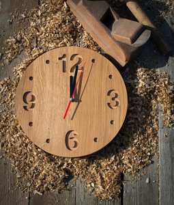 New Arrival Wooden <b>Wall</b> <b>Clock</b> with Black <b>Digits</b> Handcrafted Royal Home Decor <b>Wall</b> <b>Clock</b> for Office Hotel - Product Image 4