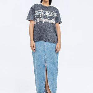 เสื้อยืดแขนสั้นสำหรับผู้หญิงเสื้อยืดโอเวอร์ไซส์แฟชั่นแบบกำหนดเอง2025 - Product Image 3