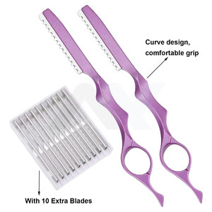 Navaja de Entresacar Cabello de Calidad Profesional para Regalo de Navidad y San Valentín, para Peinado en Casa, Corte, Texturizado, Navajas de Entresacar para Barbería - Product Image 4