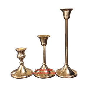 Portavelas de Pilar Chapado en plata de lujo, mesa de hogar, diseño moderno decorativo, centro de mesa de boda, soporte de vela - Product Image 4