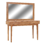 Coiffeuse au design moderne de luxe avec miroir Meubles de table de maquillage de haute qualité en bois de teck