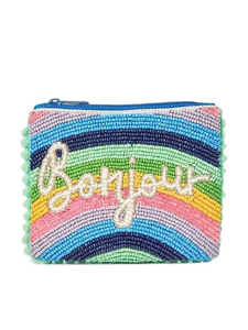 Monedero Pequeño con Diseño Circular de la Bandera de EE. UU., Bordado a Mano, con Cuentas, Elegante, Moderno y Hermoso, por MD HANDICRAFTS - Product Image 6