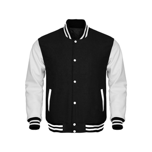 Custom High Quality Wool Baseball Varsity <b>Jacket</b> for Men Vintage Style High-Chenille Stand Winter <b>Light</b> Hooded Reversible XL - Product Image 1