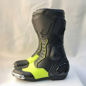 Chaussures décontractées mi-mollet confortables et élégantes en cuir pleine fleur imperméable avec embout en acier pour moto et sports de plein air - Product Image 6