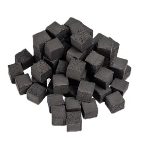 Charcoal Cube Shape Briquette Natural Hard Coconut Hookah Charcoal Shisha Coal With Low Price Akina