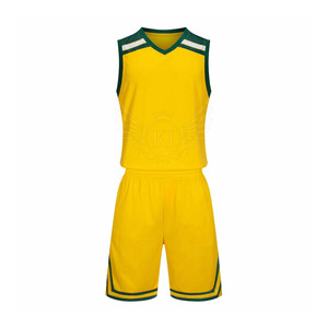 Uniformes de baloncesto antiarrugas para hombres fabricados en poliéster de material duradero profesional - Product Image 1