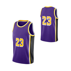 Diseño de impresión personalizado más opciones de tamaño jersey de baloncesto camisetas de baloncesto de secado rápido al por mayor ropa deportiva de verano - Product Image 4