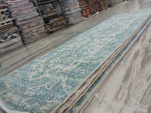 พรมปูพื้นกันลื่นทำจากผ้าไหมทอพร้อมดีไซน์แบบดั้งเดิมสำหรับตกแต่งบ้านโถงทางเดินการเดินทาง - Product Image 5