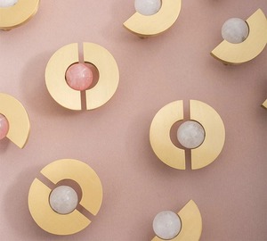 Gold and Pink Knob for Cabinets Drawers and Doors Elegant Decorative Handle for Home Decor <b>Kids</b> Room and Stylish Furniture Use - Product Image 4