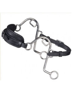 Hackamore ม้าชุบโครเมี่ยมพร้อมสายหนังแท้ - Product Image 6