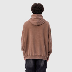 Streetwear Custom Logo High Quality Oversized Sweatshirt Vintage Wash <b>Hoodie</b> Blank Acid Wash <b>Thermal</b> <b>Hoodie</b> Men Casual Wear - Product Image 4