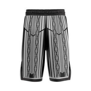 Shorts de basket-ball personnalisés 100% polyester, imprimés par transfert thermique, taille plus, respirants, séchage rapide, antibactériens, vêtements de basket-ball - Product Image 3