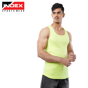 Sport Mens Fitness Elástico Tank Top Transpirable Work Out Wear Jogger Chaleco para correr Gimnasio con logotipos personalizados - Product Image 3