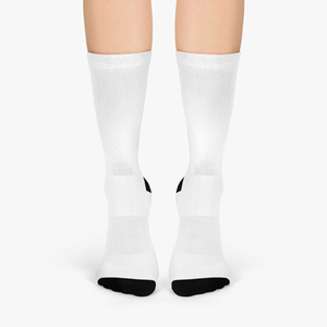 Chaussettes extensibles de couleur contrastée unisexe respirantes sur mesure pour hommes chaussettes d'athlétisme de haute qualité avec logo personnalisé vente en gros - Product Image 5