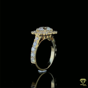 Elegant Women's Moissanite <b>Iced</b> Out Wedding <b>Ring</b> for Daily Wear or Party for Special Gifts - Product Image 5