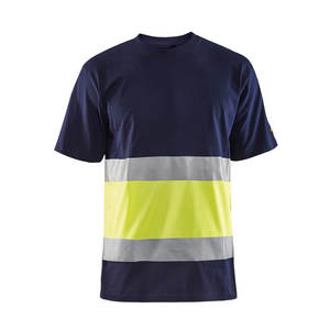 Camisetas de Trabajo para Hombre con Diseño Moderno y Personalizado, Reflectantes, de Poliéster Ligero, Alta Visibilidad, al por Mayor - Product Image 1