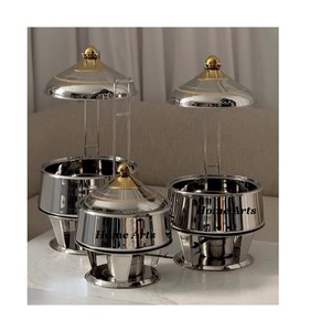Handmade Stainless Steel Chafing Dish Latest Design <b>Table</b> Top Food <b>Buffet</b> Chafing Dish At Cheapest Pricing - Product Image 5