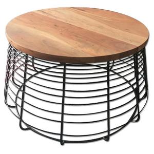 Table basse contemporaine en aluminium métallique de style architectural avec finition raffinée pour les intérieurs de maison et de bureau - Product Image 1