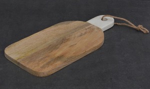 Planche à découper rectangulaire en bambou de luxe - Durable et écologique, épaisseur 1,5 cm, compatible lave-vaisselle, pour la maison, les restaurants et les hôtels - Product Image 4