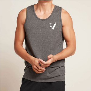 Ropa de gimnasio personalizada para hombres, camiseta sin mangas de punto transpirable, ropa deportiva informal para culturismo, camiseta sin mangas de Fitness para hombres - Product Image 1