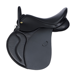 Selle de saut pour chevaux tout usage pour le sport équestre Selle de cheval anglaise en cuir de qualité avec arbre en bois Selle occidentale - Product Image 1